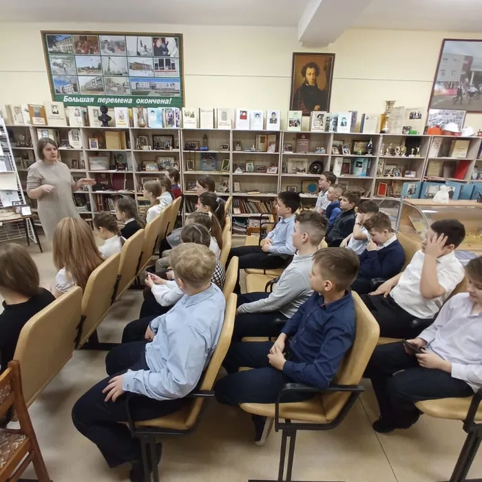 Урок в музее школы «История пожарной охраны в России»