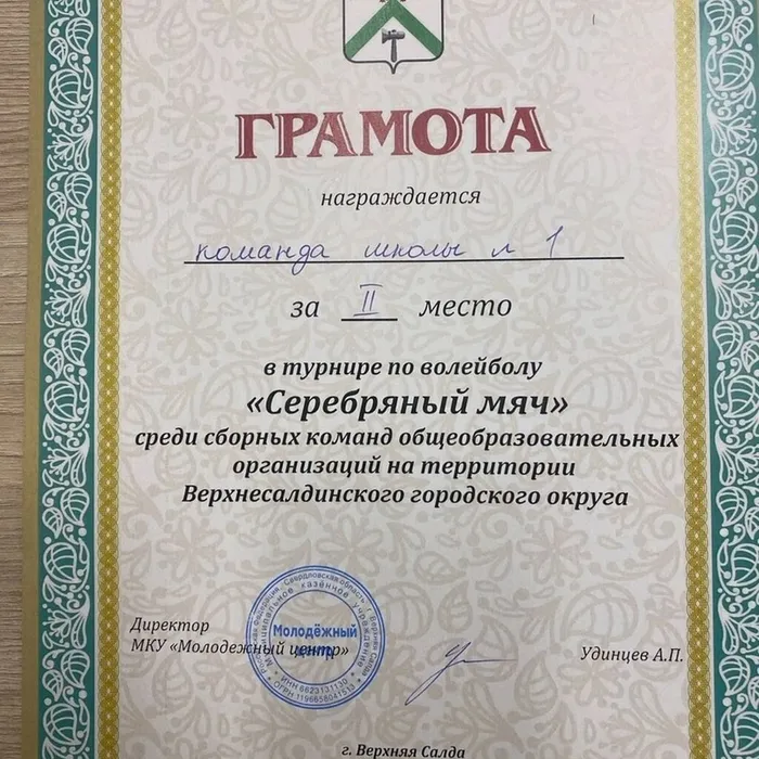 Соревнования по волейболу «Серебряный мяч»