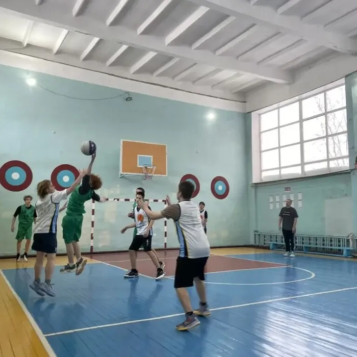 Cоревнования по баскетболу среди 7-8 классов в зачет спартакиады